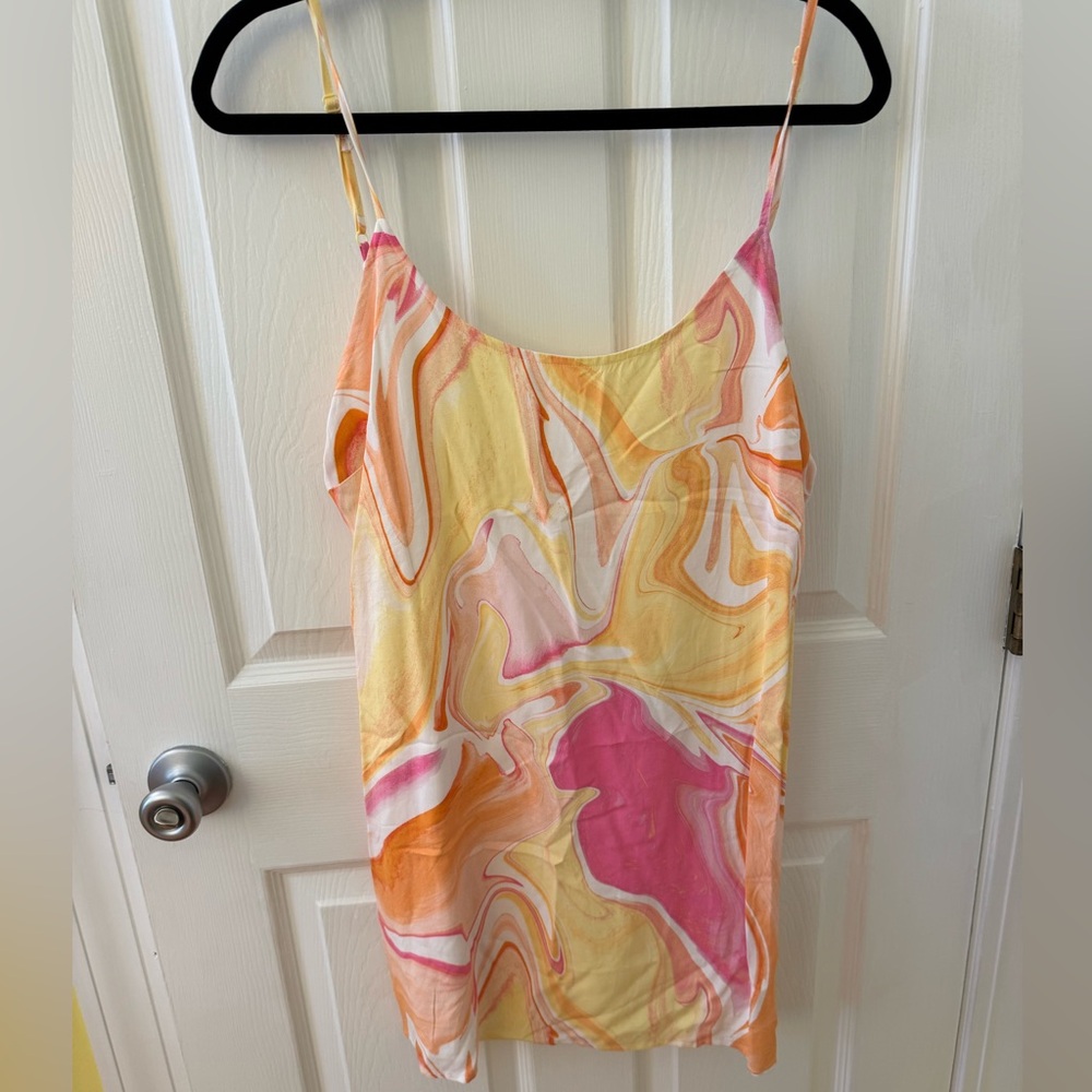 Pacsun Pink and Orange Dress